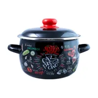 Кастрюля эмалированная сферическая Gazpacho 4 л ТМ Appetite