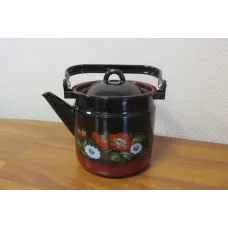 Чайник эмалированный с рисунком 2 л - Стальэмаль