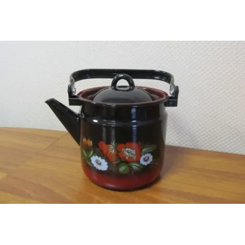 Чайник эмалированный с рисунком 2 л - Стальэмаль