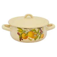 Кастрюля эмалированная Фруктовая фантазия 1.45 л – Лысьвенские эмали