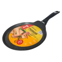 Блинница с антипригарным покрытием литая 21 см Кристалл ТМ Традиция