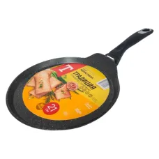 Блинница с антипригарным покрытием литая 21 см Кристалл ТМ Традиция