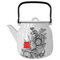 Чайник эмалированный 3.5 л Urban Flower - Лысьвенские эмали