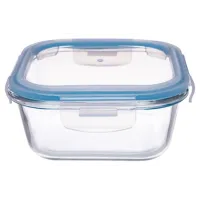Контейнер стеклянный квадратный 320 мл син ТМ Appetite