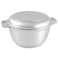 Казан алюминиевый с крышкой-сковородой ТМ KUKMARA 4 л