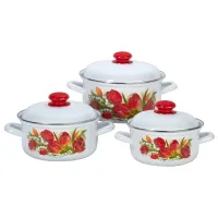 Набор эмалированной посуды «Ласковый май» - Лысьвенские эмали