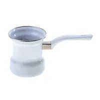 Алюминиевая турка эмалированная без рисунка - Лысьвенские эмали 400 мл