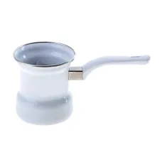 Алюминиевая турка эмалированная без рисунка - Лысьвенские эмали 400 мл