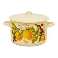 Кастрюля эмалированная 4.3 л Фруктовая фантазия – Лысьвенские эмали