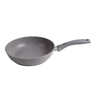 Сковорода с антипригарным покрытием Светлый мрамор 26 см ТМ KUKMARA Мраморная