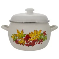 Кастрюля эмалированная 2 л Рябина – Лысьвенские эмали