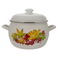 Кастрюля эмалированная 3.5 л Рябина – Лысьвенские эмали