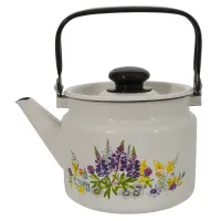 Чайник эмалированный 2 л Люпины – Лысьвенские эмали