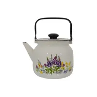 Чайник эмалированный 3.5 л Люпины - Лысьвенские эмали