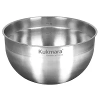 Миска из нержавеющей стали 3.7 л 22 см ТМ KUKMARA