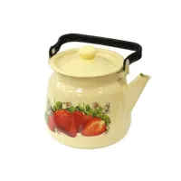 Чайник эмалированный 3.5 л с рисунком – Сибирские Товары