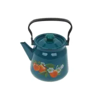 Чайник эмалированный с рисунком Бирюзовый - Сибирские Товары 3.5 л
