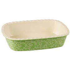 Форма керамическая прямоугольная 35,5х25,8х7,5 см зеленая ТМ Appetite