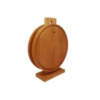 Набор деревянных досок из 2 штук, диаметр 25 см