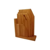 Набор деревянных досок из 3 штук 34x21x1.8 см и 31x19x1.8 см и 28x17x1.8 см