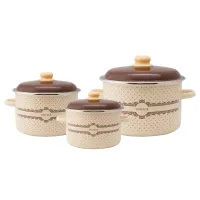 Набор эмалированной посуды 3 предмета №19 Vintage ТМ Appetite