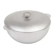 Казан алюминиевый литой татарский 40 л, алюминиевая крышка ТМ Гардарика