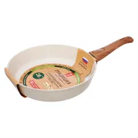 Сковорода с антипригарным покрытием литая 28 см съемная ручка Ваниль ТМ Традиция