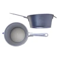 Сито алюминиевое 17 см нержавеющая сетка с ручкой и крючком - Эрг-Ал