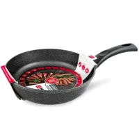 Сковорода с антипригарным покрытием литая 22 см индукция Гранит ТМ НМП