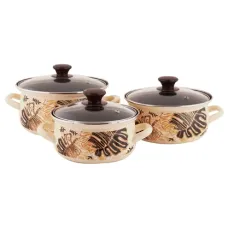 Набор эмалированной посуды 3 предмета Сфер Техас-1-Экстра - КМЗ