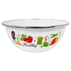 Миска эмалированная 2.5 л нерж/об Veggies TM Appetite