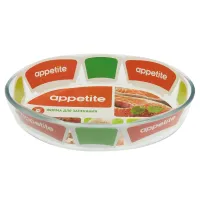 Форма стеклянная овальная 21x14x5 см/700 мл ТМ Appetite