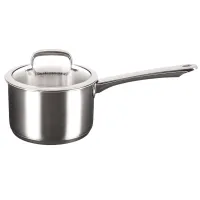 Ковш из нержавеющей стали 1.8 л стеклянная крышка LEON ТМ KUKMARA