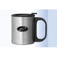Термокружка из нержавеющей стали с крышкой – Биосталь 450 мл