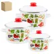 Набор эмалированной посуды 3 предмета р №19 Veggies - Стальэмаль