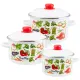 Набор эмалированной посуды 3 предмета р №19 Veggies - Стальэмаль