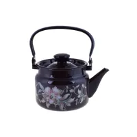 Чайник эмалированный с рисунком яркоокрашенный 2 л